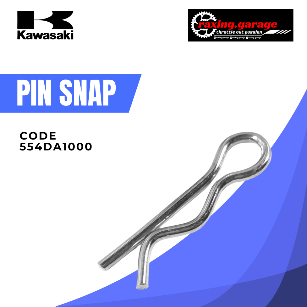 ต้นฉบับ NINJA RR R SS AXLE COTTER PIN CLIP KGP 554DA1000