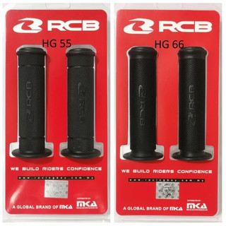 Original RCB Handgrip Grip  /universal bisa untuk hampir semua jenis motor, barang dijamin asli RCB/RCB HG55 Hitam HG66