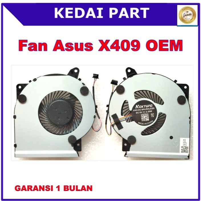พัดลม Asus X409 D1401 D1401D E406 E407 E409 D509 F409 F509 K509 L406