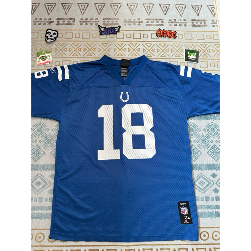 JERSEY NFL Reebok Indianapolis Colts Peyton Manning 18 ORIGINAL