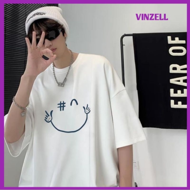 BIGSIZE เสื้อยืด (M-7XL) KAOS JUMBO SMILE HAHAHA OVERSIZE UNISEX ML XL 2XL 3XL 4XL 5XL 6XL 7XL TOP C