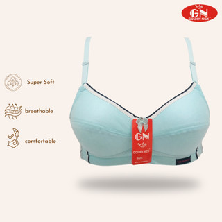 Golden Nick - Bra Sport Busa Tipis Tanpa Kawat BH 863 Simple Bahan Lembut | Daily Bra Katun