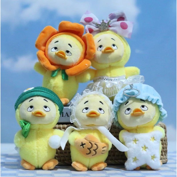 GANTUNGAN DUCK CHARACTER KEYCHAIN / VIRAL DUCK UPSET / VIRAL DUCK UPSET KEYCHAIN / ตุ๊กตาน่ารัก