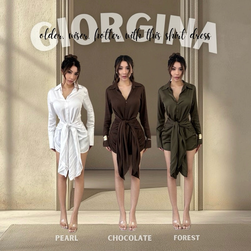 GIORGINA SHIRT DRESS [Mydye.id]