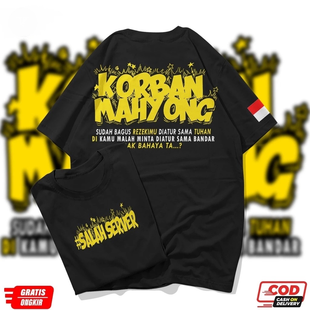 เสื้อยืด MAHYONG VICTIM, เสื้อยืด MAHYONG VICTIM DISTRO, เสื้อยืดผู้ชายและผู้หญิง