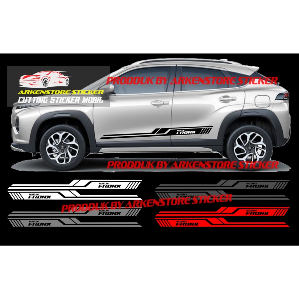 สติ๊กเกอร์ตัดสติ๊กเกอร์รถยนต์ Fronx รถ suzuki fronx