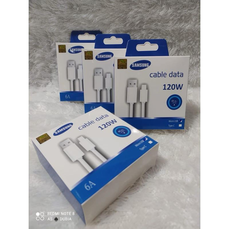 [TR-321] สายเคเบิลข้อมูล Samsung 6A 120W บรรจุกล่องชาร์จเร็ว