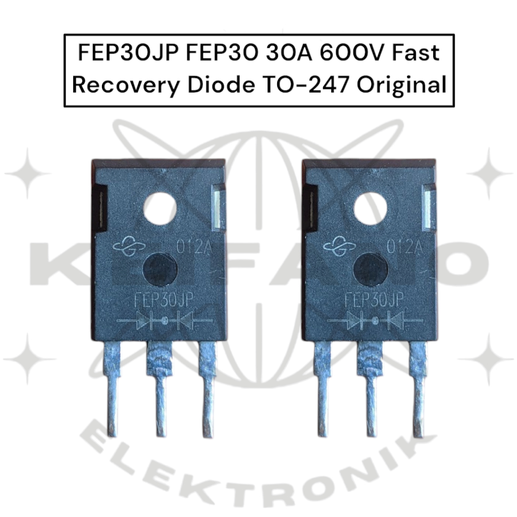 FEP30JP FEP30 30A 600V ไดโอดการกู้คืนอย่างรวดเร็ว TO-247 เดิม
