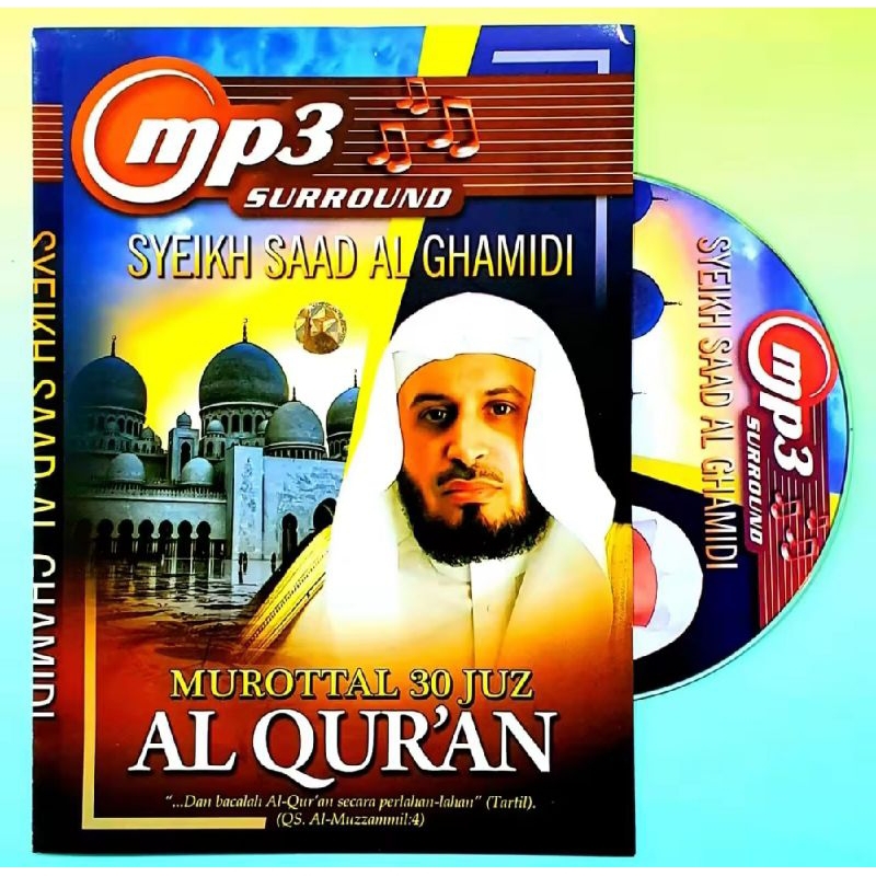 ORIGINAL CASSETTE MP3 MUROTTAL AL QURAN 30 JUZ-CISES CD MP3 AUDIO GUIDELINE OF HOLY AL QURAN 30 JUZ-