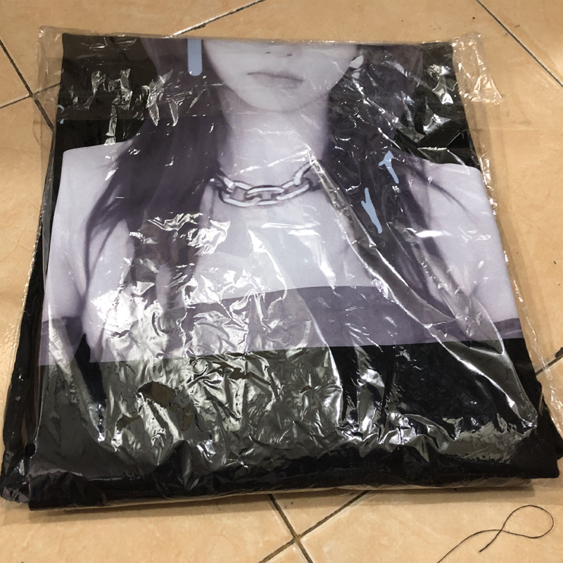 AESPA Karina Kpop T-SHIRT เสื้อยืดลําลองผ้าฝ้าย 100%