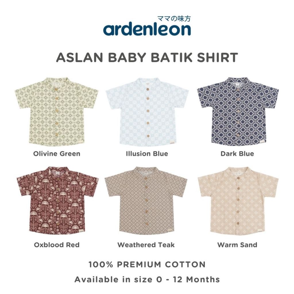 ARDENLEON Aslan เสื้อบาติกเด็ก