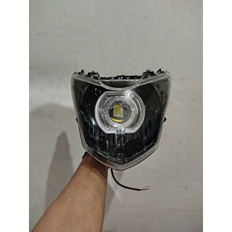 Verza 150 ฝาครอบสะท้อนแสงไฟหน้าเก่า Custom Bild Ala Ala Ala Ala Ala 4.5 นิ้ว พร้อมใช้งาน