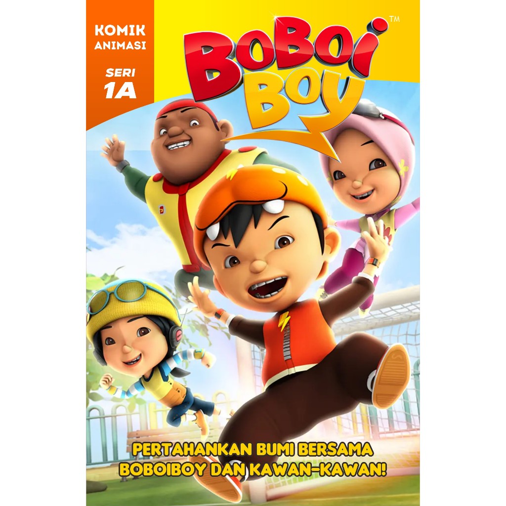 Boboiboy Comics - ซีรีส์ 1A - หนังสือการ์ตูนผจญภัยแอ็คชั่น