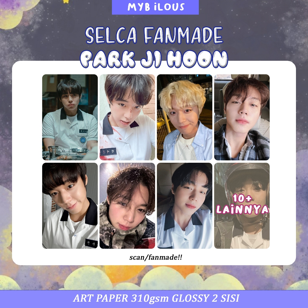 [PHOTO SLIDE TO CHOOSE VARIATION] KOREA ACTOR PARK JI HOON PHOTOCARD FANMADE