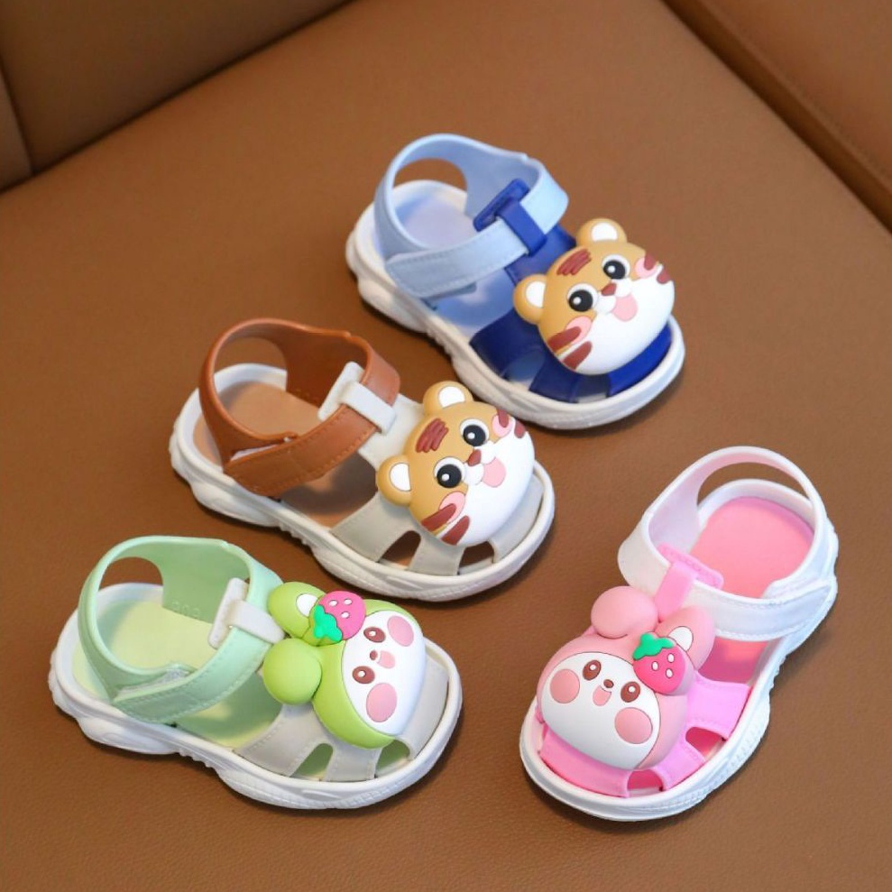 ตอนนี้ 55 PUNCAK RUMAH168 SA48 น่ารักดีนุ่มอินเทรนด์รองเท้าแตะเด็กวัยหัดเดินสําหรับเด็กชายและเด็กหญิ