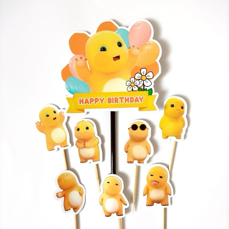 DINO NAILONG BIRTHDAY TART TOPPER