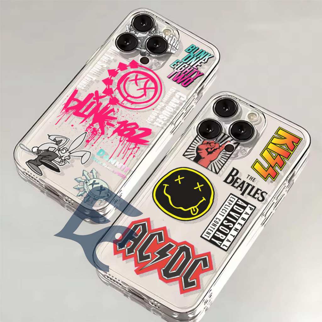 (FC03) กรณีใส MotiF Band โลหะสําหรับ Oppo A15 A16 EK A17 K A18 A3S A39 A31 A38 A3 PRO A3X A96 A77S A