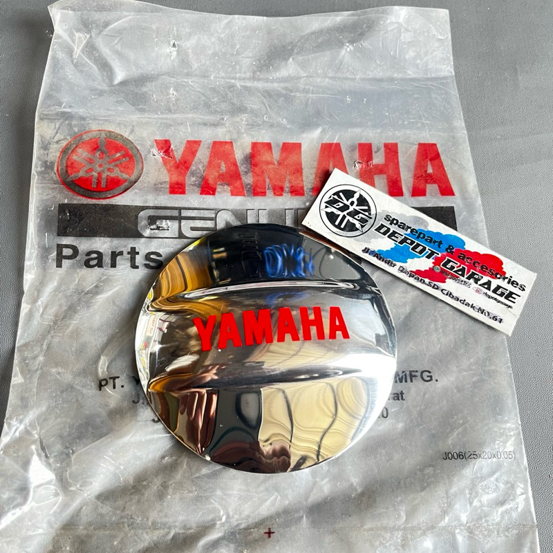 ฝาครอบไฟเลี้ยวโครเมียม yamaha thailand cvt fino fi ของแท้