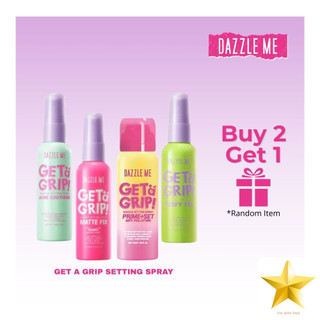 AS Dazzle Me Get a Grip! Makeup Setting Spray Dewy Fix | Setting Spray Matte Fix | Setting Spray Acne Soothing / DazzleMe Face Mist Spray Semprot Flawless