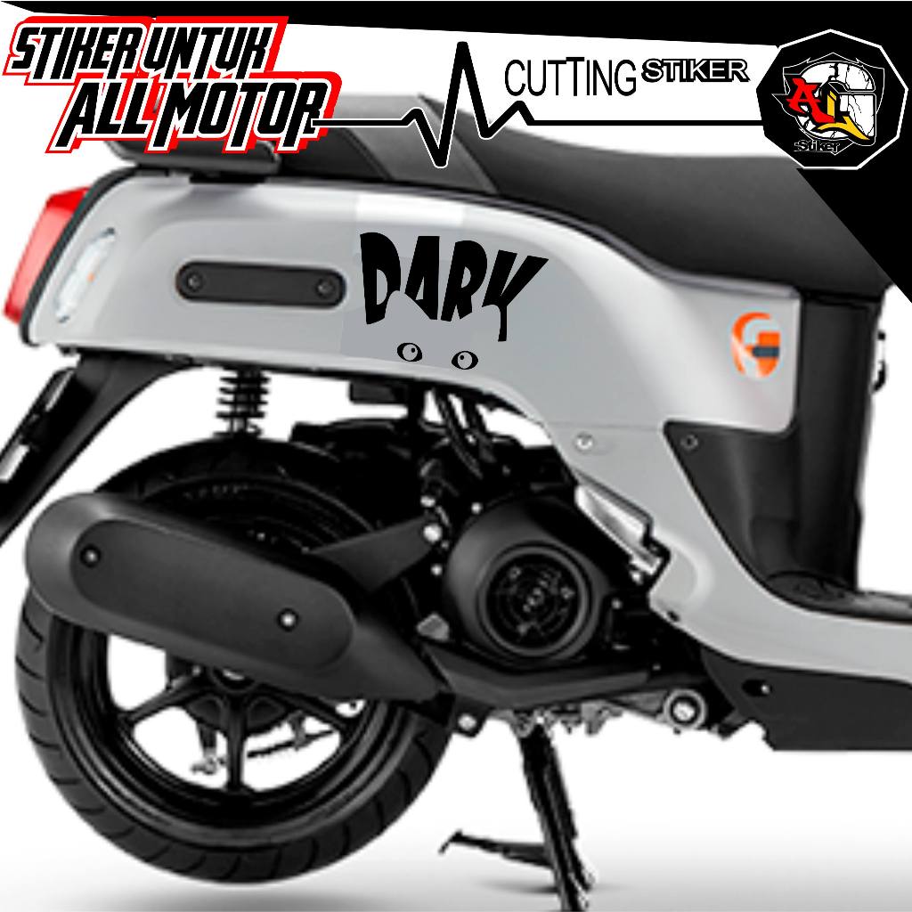 สติ๊กเกอร์ตัดสําหรับรถจักรยานยนต์ทั้งหมด/DARK CAT STICKERS/557/FAZIO LIST/LOGO STICKERS/MOTORCYCLECL