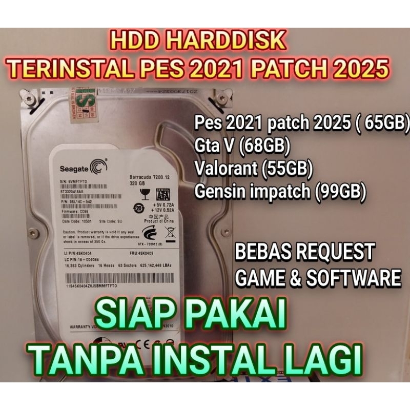 Hdd Terinstal Games Pes 2021 patch 2025 FREE REQUEST