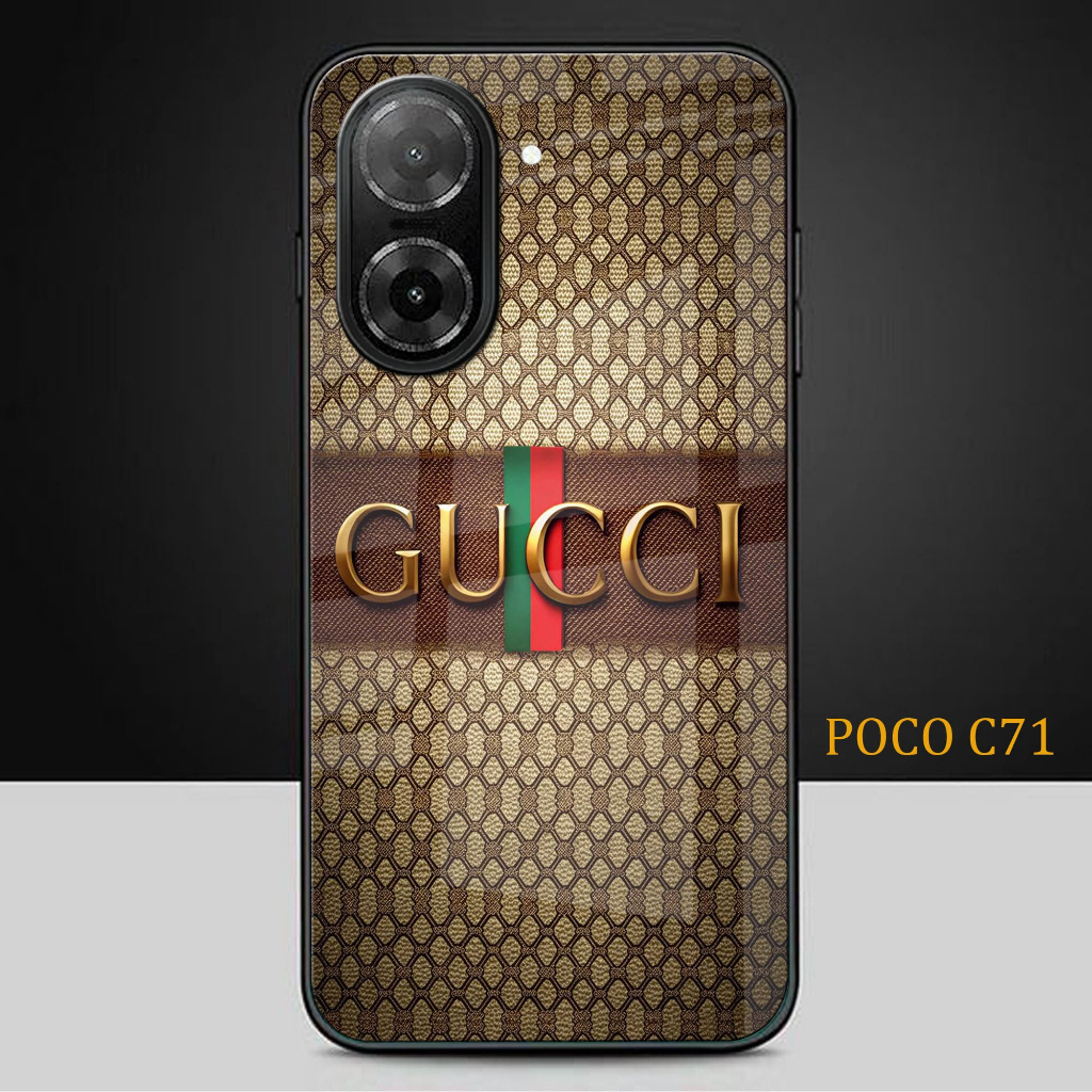 HP Glitter Glass เคสโทรศัพท์สําหรับ POCO C71 - เคสโทรศัพท์ POCO C71 - K23