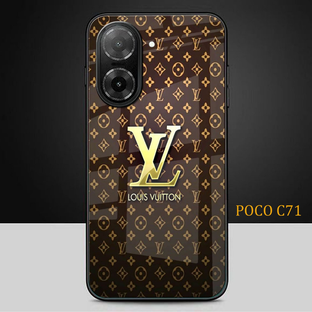 HP Glitter Glass เคสโทรศัพท์สําหรับ POCO C71 - เคสโทรศัพท์ POCO C71 - K32