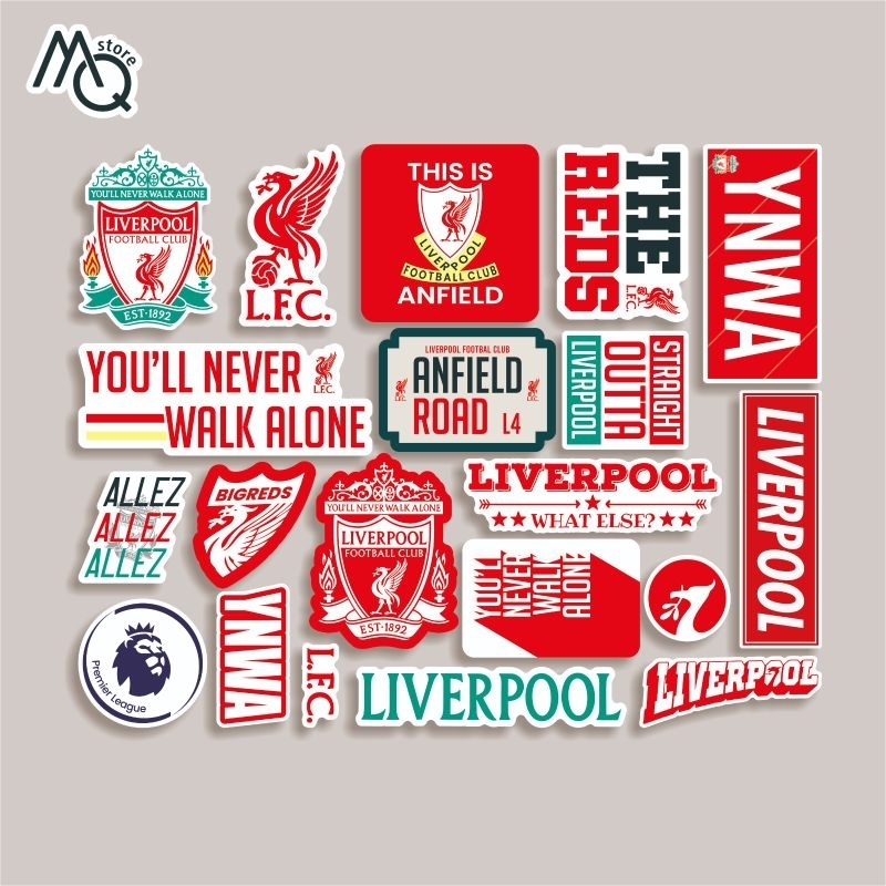 ชุดสติ๊กเกอร์ LIVERPOOL (20 ชิ้น) - PREMIUM STICKERS