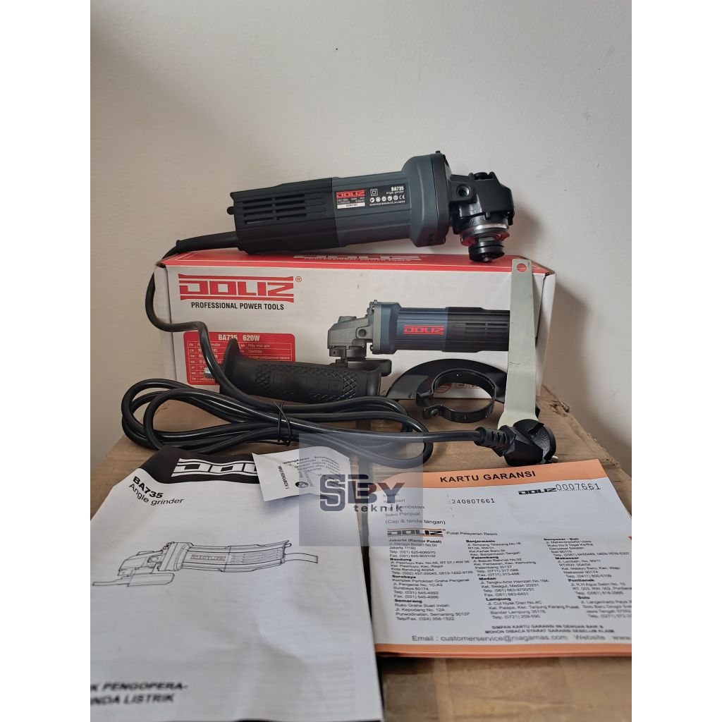 MESIN BA 735/ DOLIZ 4" GRINDER/ DOLIZ HAND GRINDER/ DOLIZ BA 735 GRINDER/BA 730 GRINDER