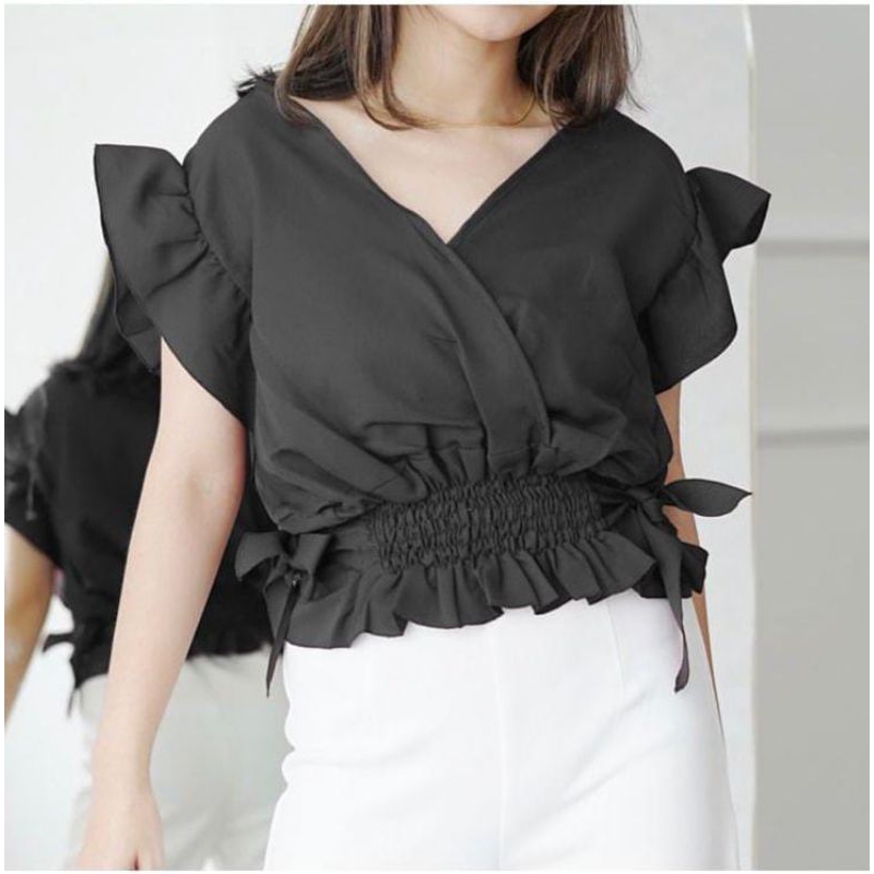 ริบบิ้น RUFFLE Top**