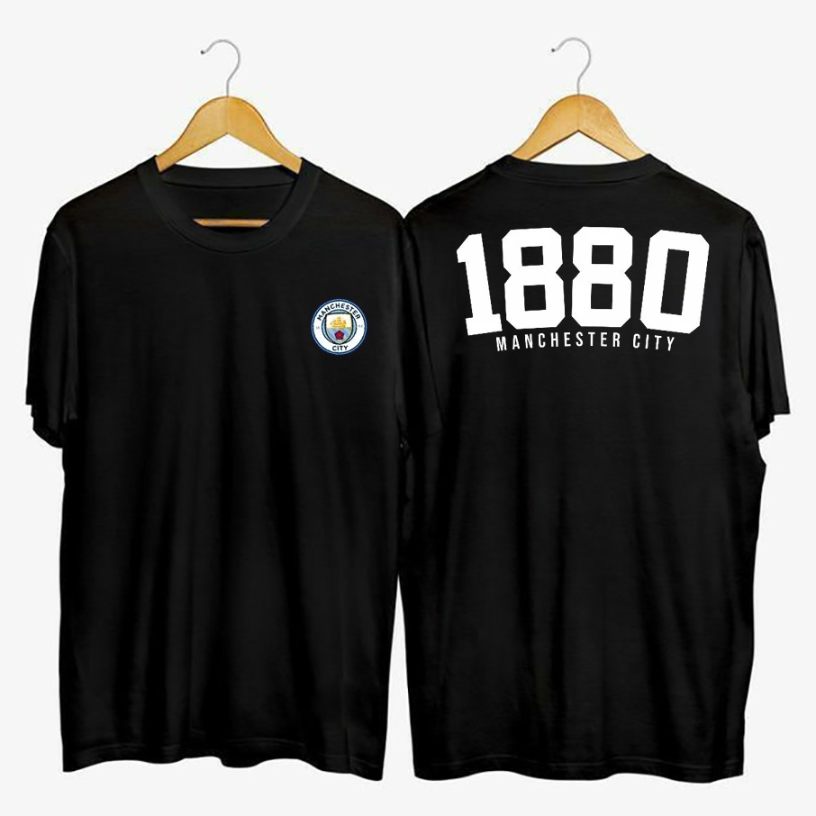 KATUN KBMN_Olshop MANCESTER CITY 1880 เสื้อยืดฟุตบอลผ้าฝ้าย 24s