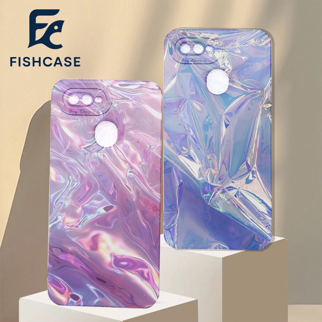 HP [FC24] Case Oppo A5s A7 A12 A11K F9 A3S A1K REALME C2 Elegant Contemporary Marble Mobile phone - 