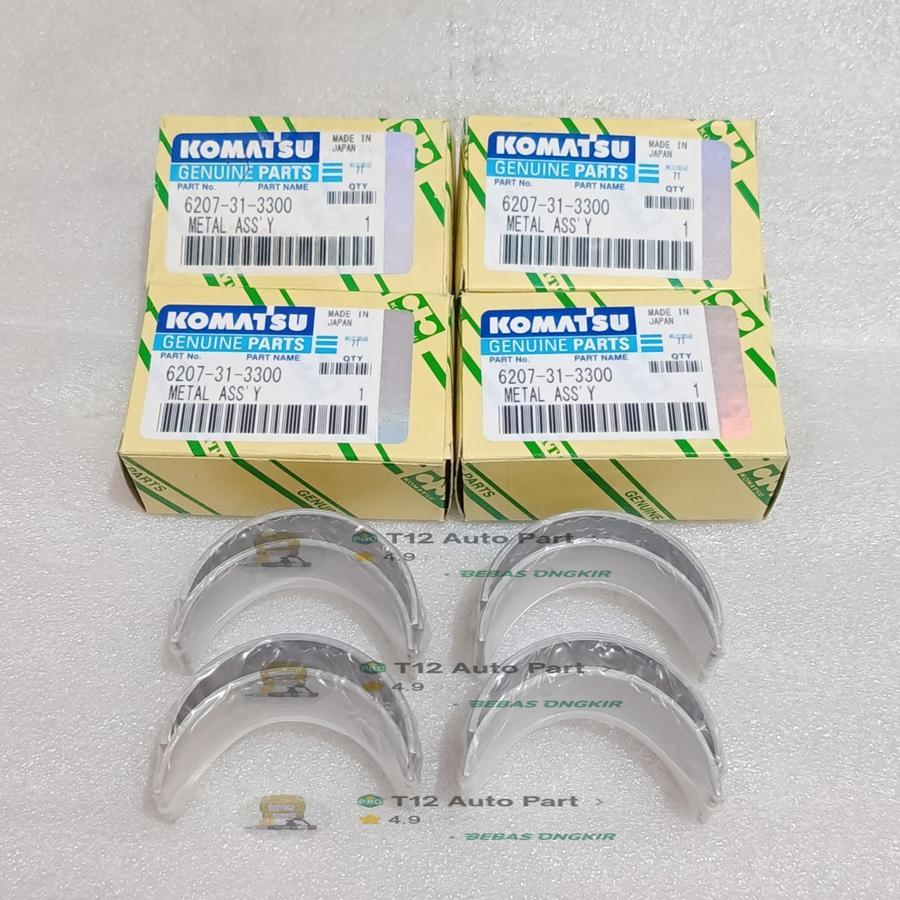 โลหะถนน KOMATSU PC75 PC78 PC78-6 4D95 CONROD BEARING 4D95L 6207-31-3300