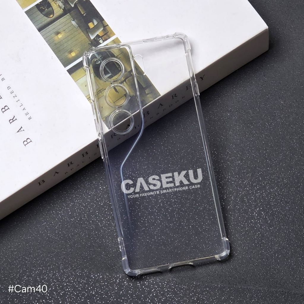 SoftCase Tecno Camon 40 Tecno Camon 40 Pro SoftCase ถุงลมนิรภัย Anticrack หนาป้องกันกรณี Tecno Camon