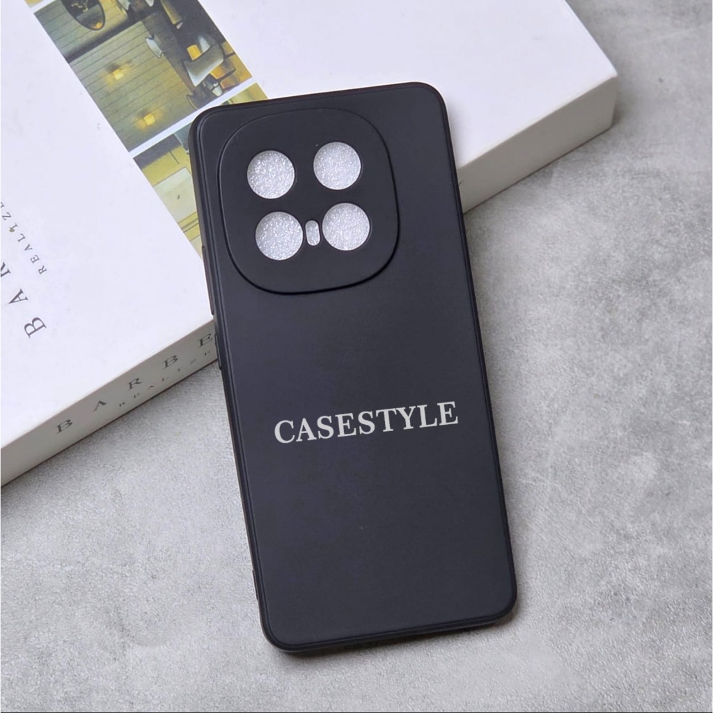 Iqoo 13 Softcase Candy Macaron Square Black Plain Case Iqoo 13 - Casestyle