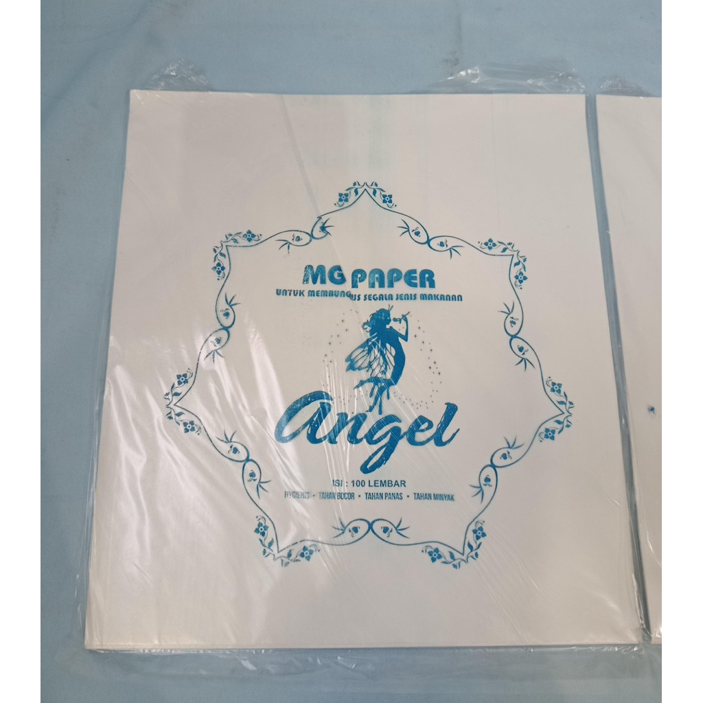 MCD KFC กระดาษข้าว/ฟอยล์-RESISTANT BURGER KEBAB กระดาษ/กระดาษห่อข้าวสีขาว 100 LBR QUALITY