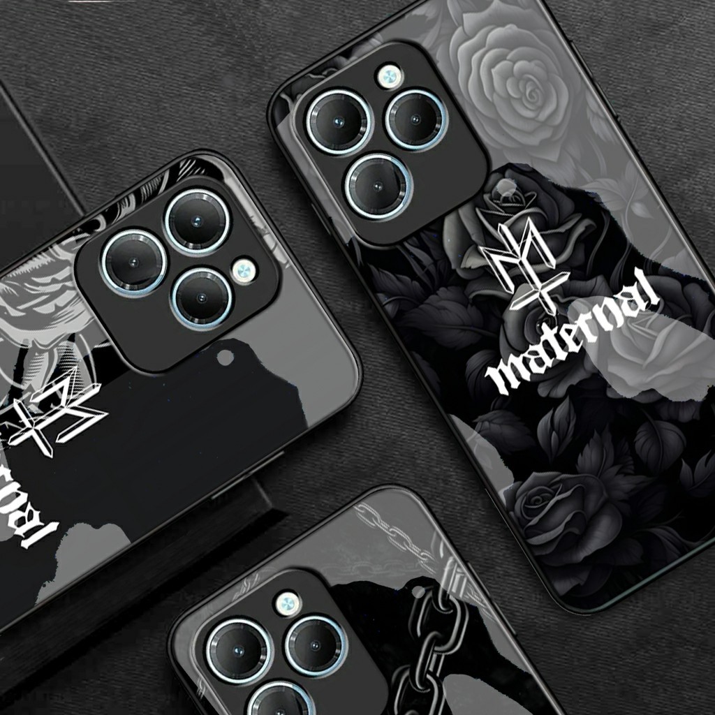 ล่าสุด Infinix Hot 40 Infinix Hot 40 Pro Infinix Hot 40i Glass Softcase 2024 [FC67] เคส Infinix Hot 