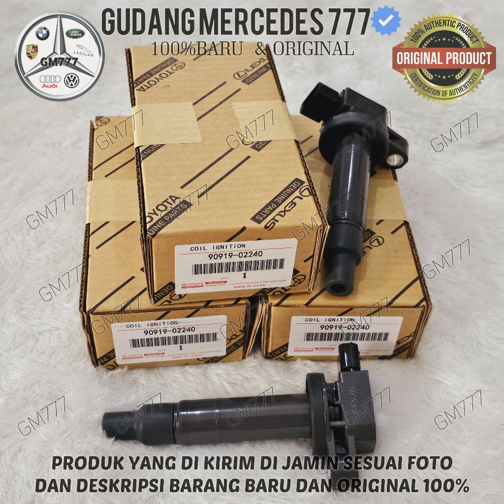 IGNITION COIL COIL TOYOTA VIOS YARIS LIMO 90919-02240 ต้นฉบับ