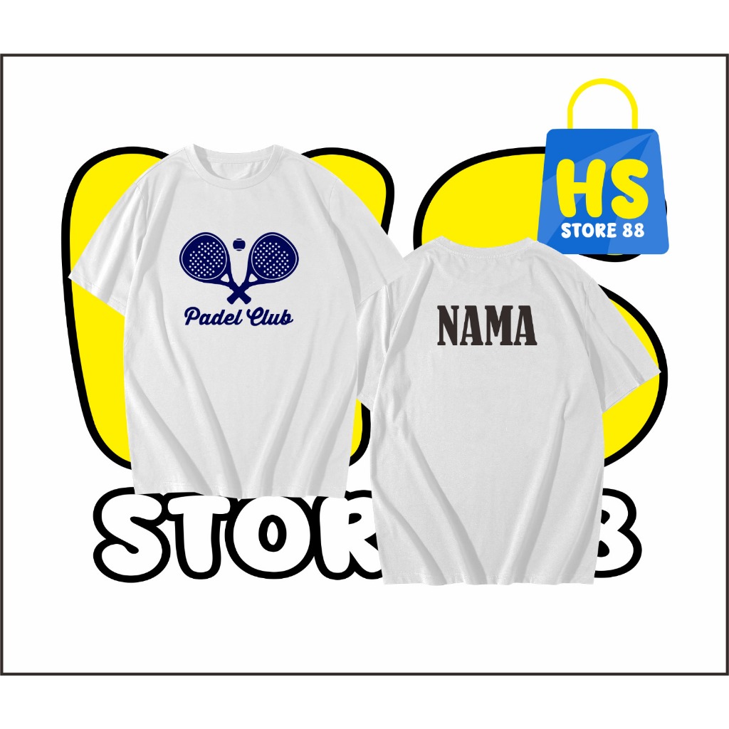 เสื้อยืด PADEL - PADEL CLUB SHIRT REQUEST NAME - PADEL TENNIS - PADEL TENNIS