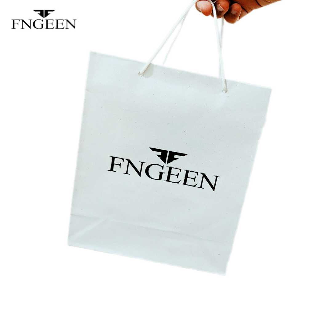 FNGEEN ถุงกระดาษ fngone ถุงของขวัญสําหรับนาฬิกา