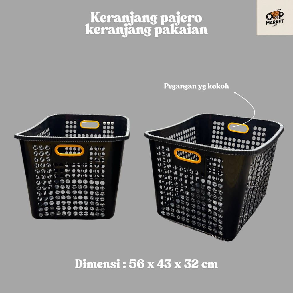 PAJERO - LAUNDRY BASKET DIRTIES BASKET MULTIPURPOSE BASKET LAUNDRY BASKET
