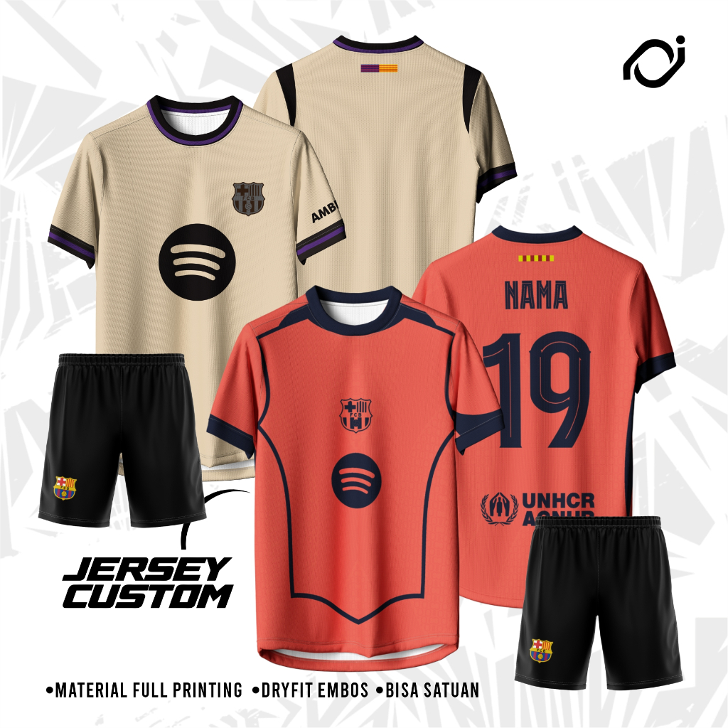 FC เสื้อ Barcelona Away & Third Kit 2025/2026