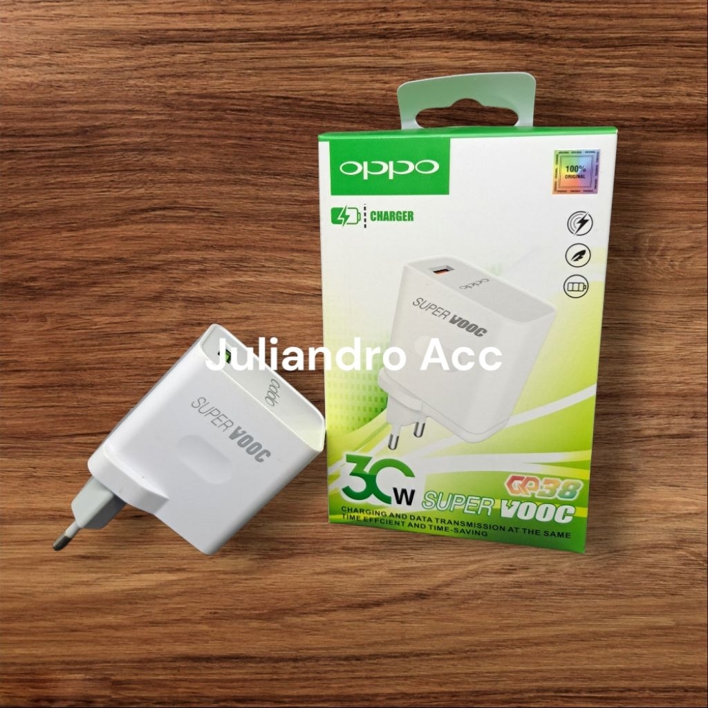 Oppo 30W SUPER VOOC Fast Charging Adapter 30Watt Charger Adapter Head Shell