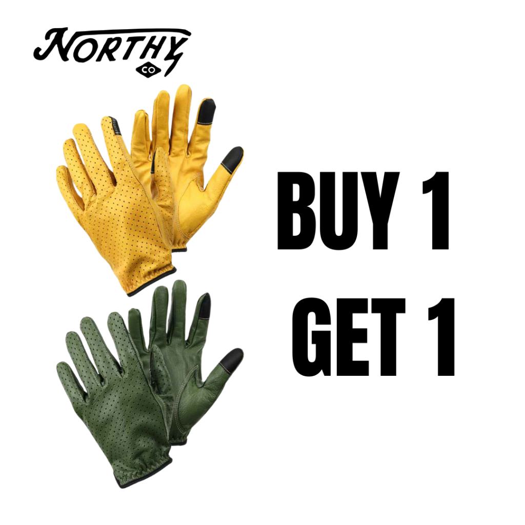 ซื้อ 1 แถม 1 - ถุงมือหนัง Northy-Fubar
