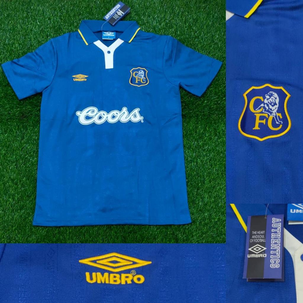 RETRO CHE*LS3A HOME CLASSIC FOOTBALL JERSEY 1995/1997 คุณภาพสูง JUMBO XXL 2XL