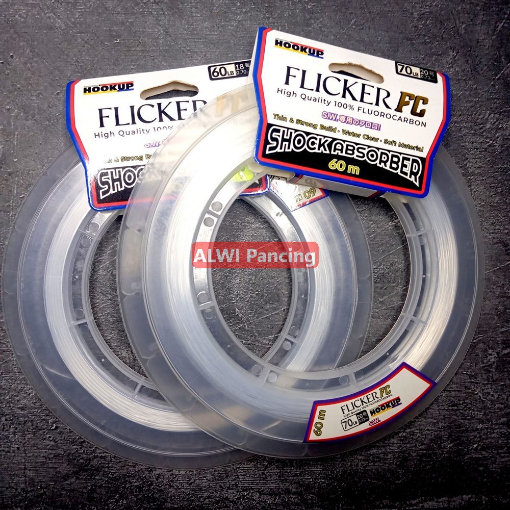 สายผู้นําโช้ค %100 FLUOROCARBON FISCH FLCKER FC 60 เมตร