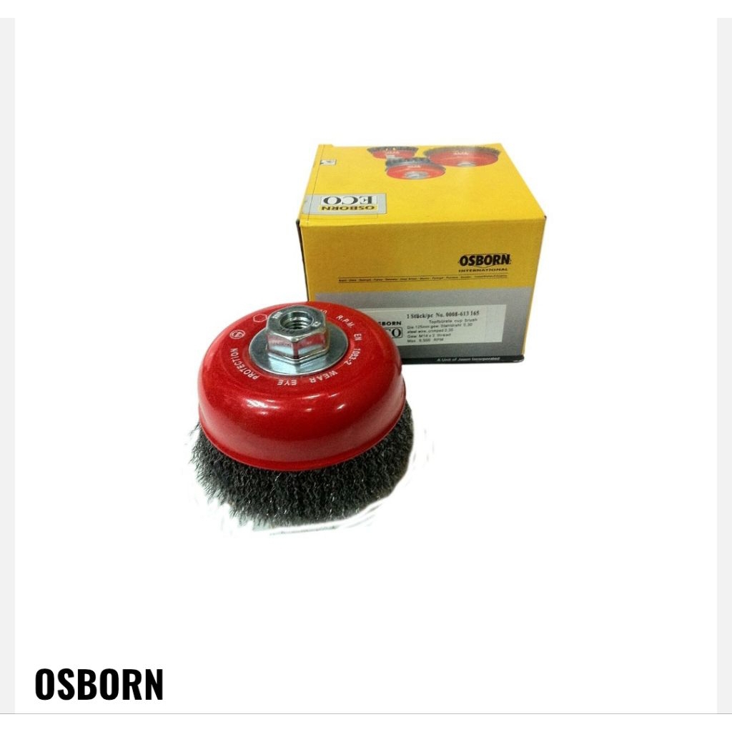 Osborn Cup Brush จีบลวดเหล็ก 5 (125) M14x2.0 -0.3-T33- 0008613165