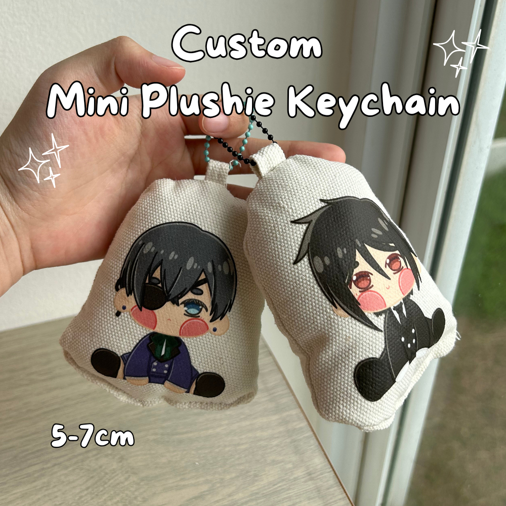 GANTUNGAN Custom Mini Plushie Keycahin Character / พวงกุญแจ Plushie แบบกําหนดเอง / ของที่ระลึก / ของ