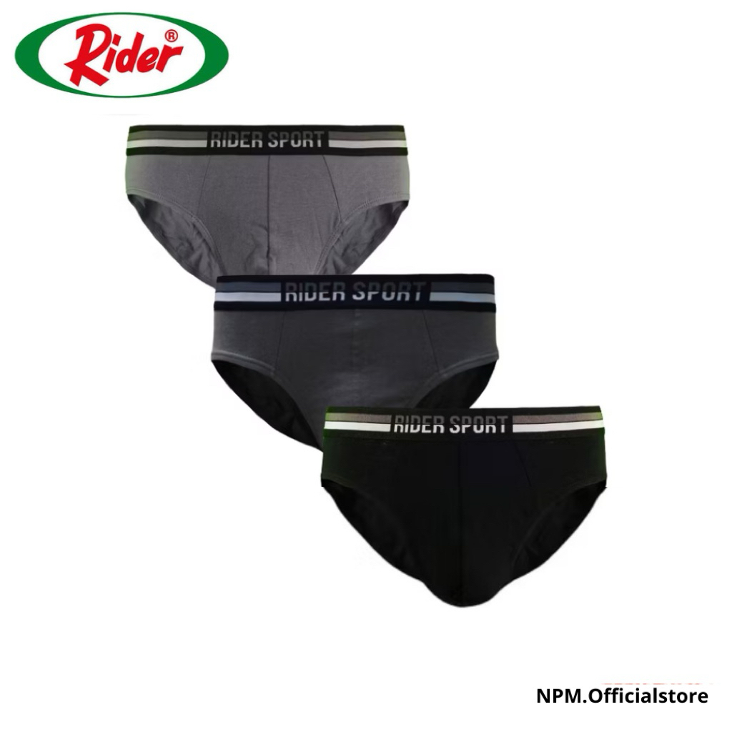 KATUN NPM - กางเกงใน 3 ชิ้น [ Rider sport / R785B] ผ้าคอตตอน 100%