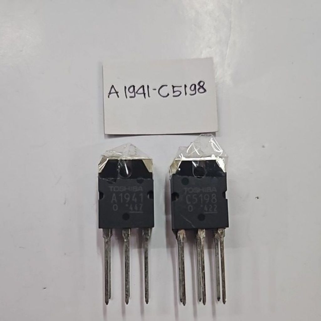 TRANSISTOR TOSHIBA A 1941 & C 5198 ชุดต้นฉบับ